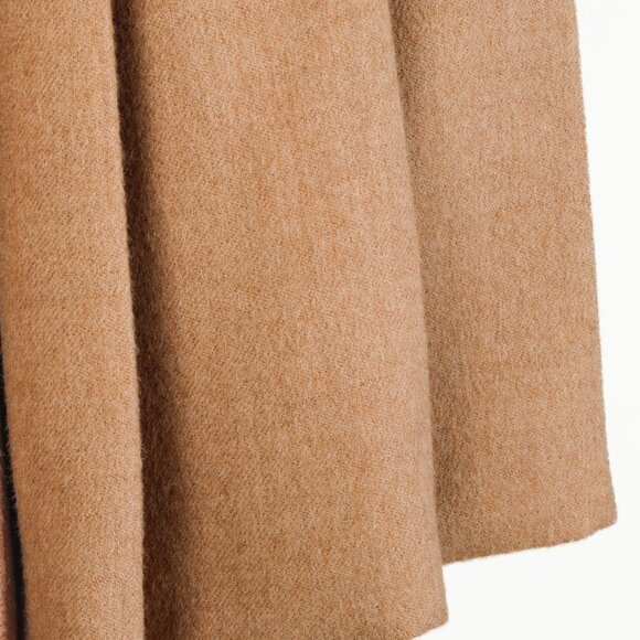 *SOLD* Miu Miu 2007 Tan Wool Pleated Skirt - Picture 7 of 10